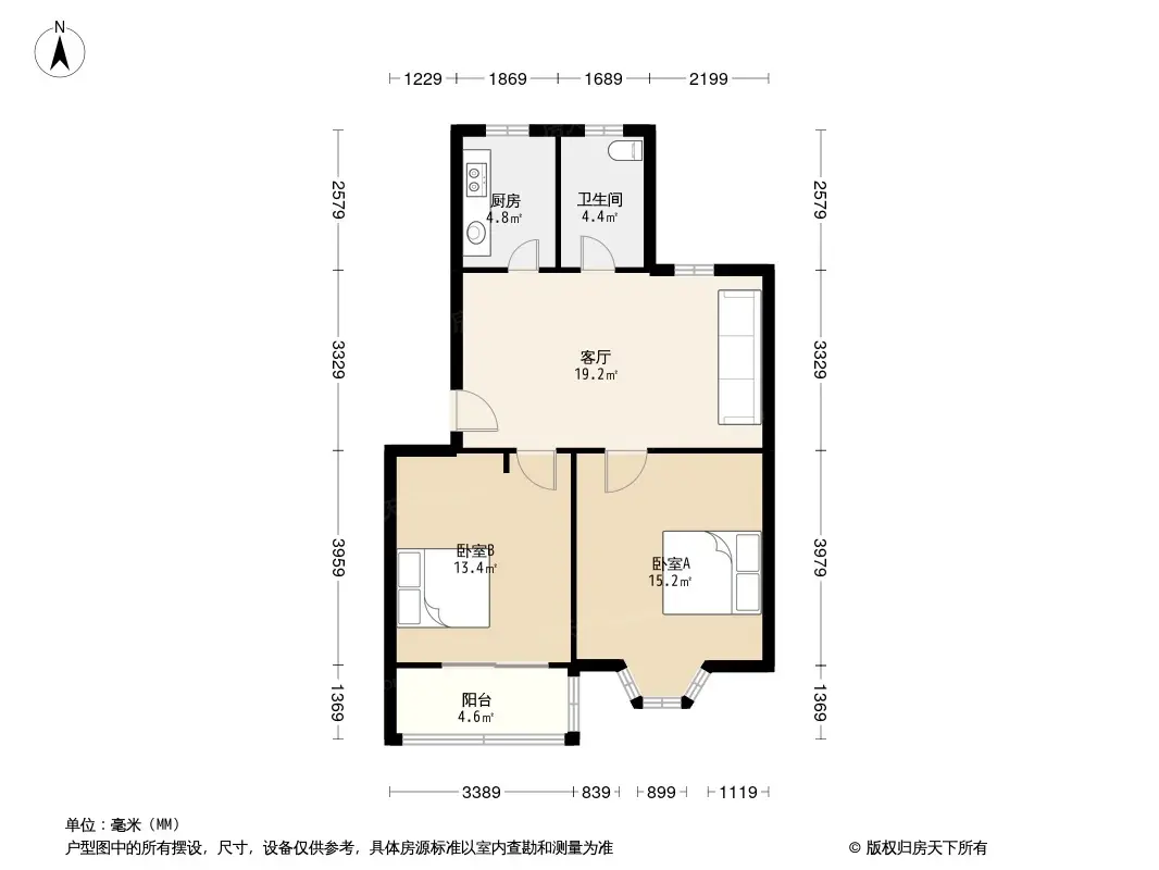 泾园二村户型图