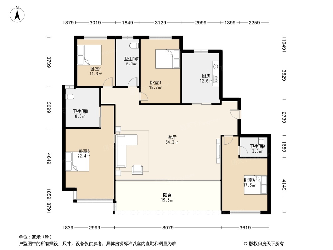 首开龙湖天赋户型图