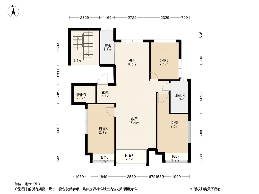 地建嘉信·江山臻境户型图