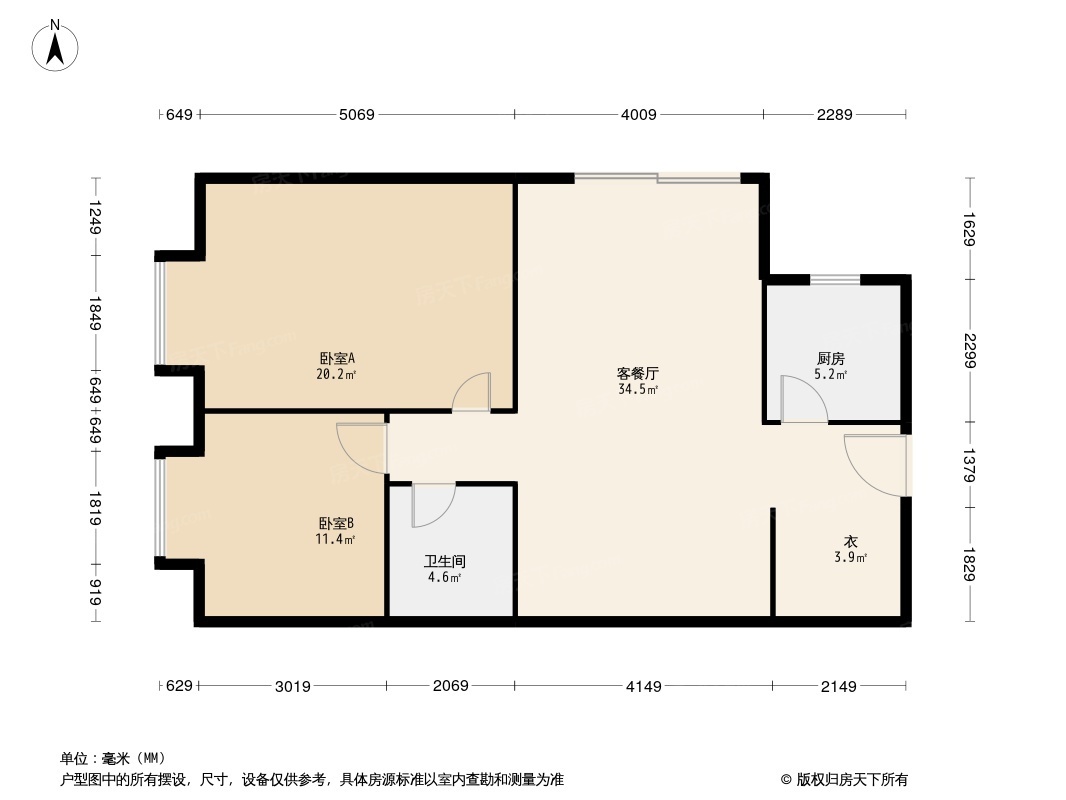 枫林一品户型图