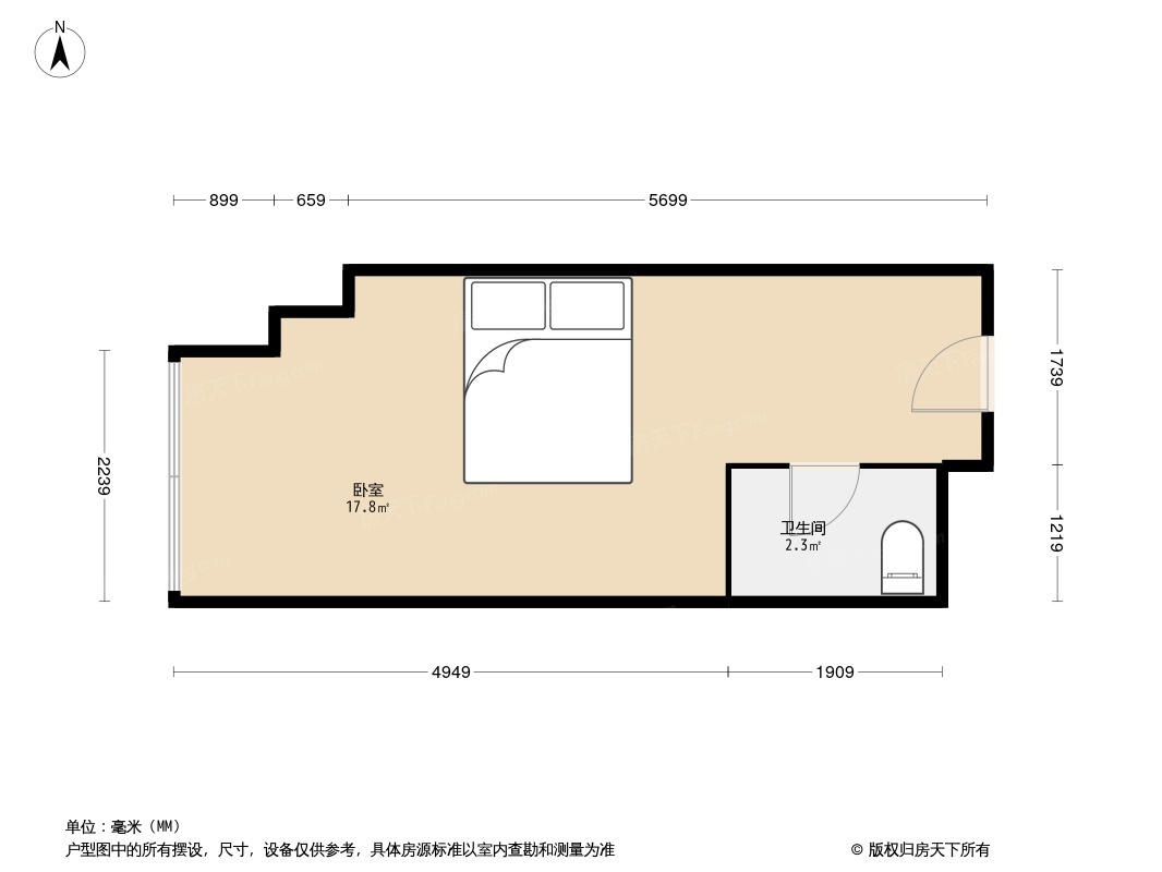 亿博青春汇公寓户型图