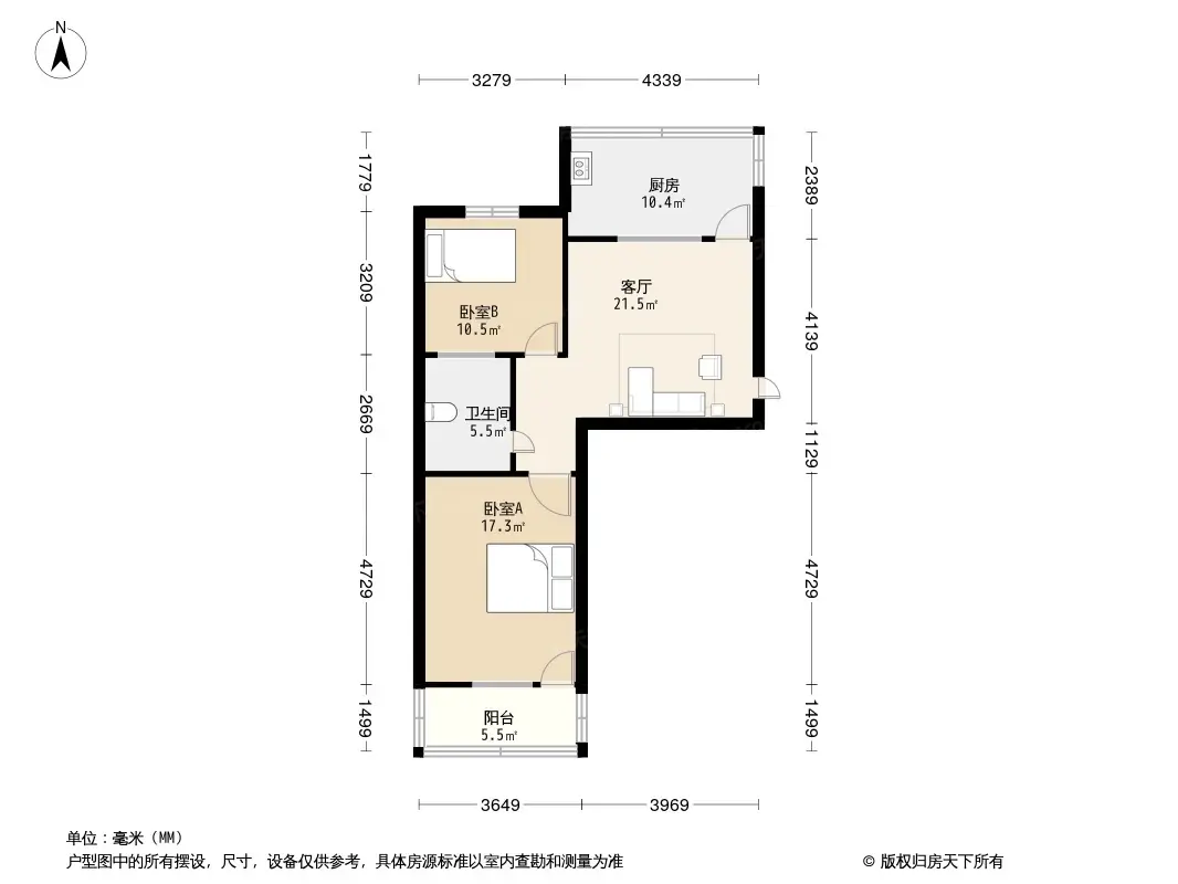 桑园路17号户型图