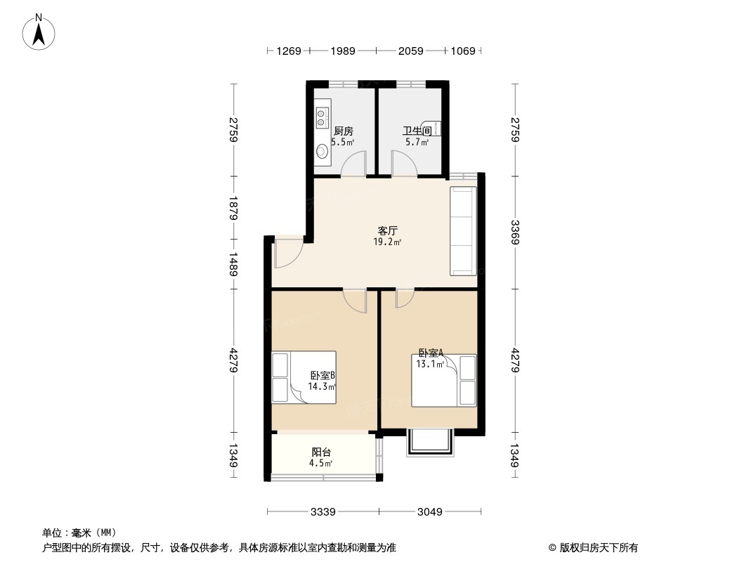 紫薇花园户型图