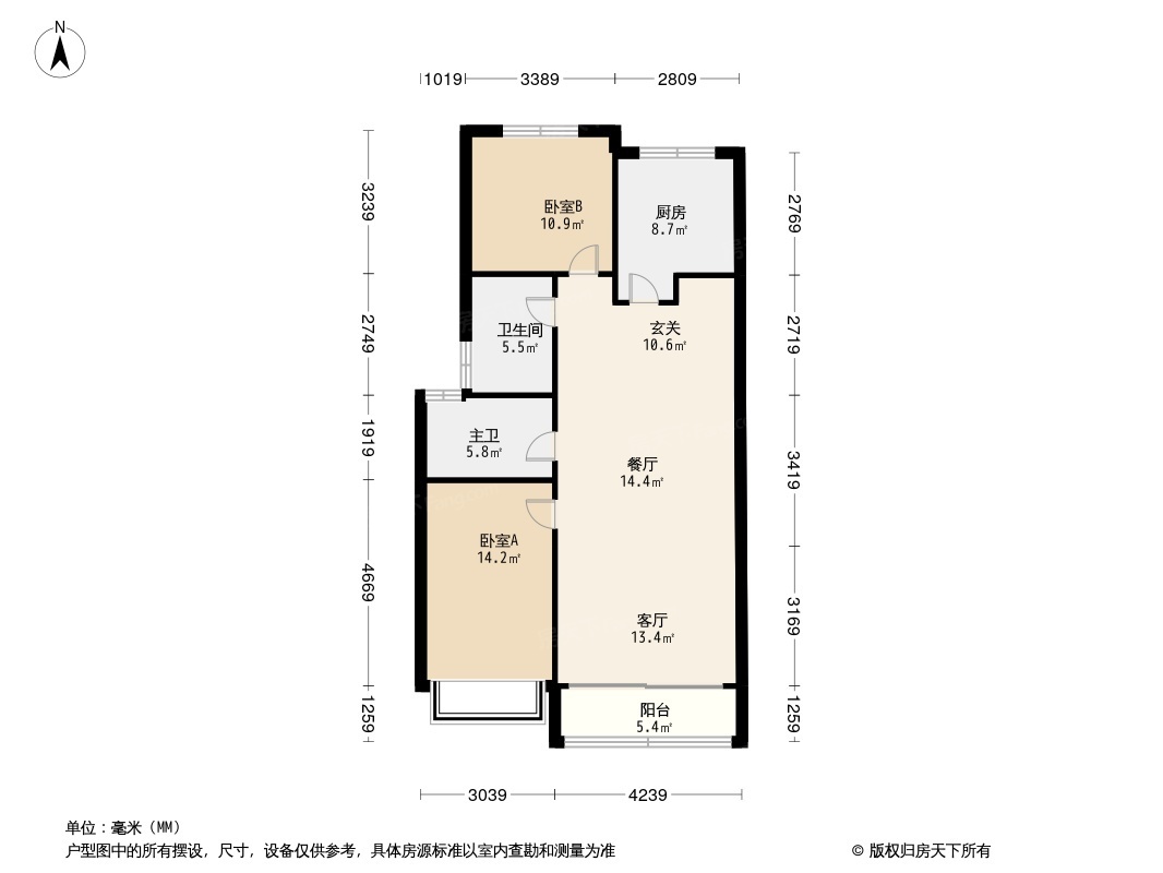 合筑·玖合湾户型图