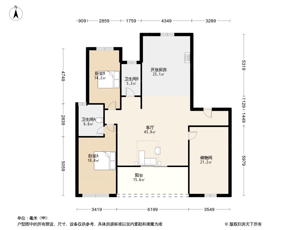 天地源金兰尚院户型图