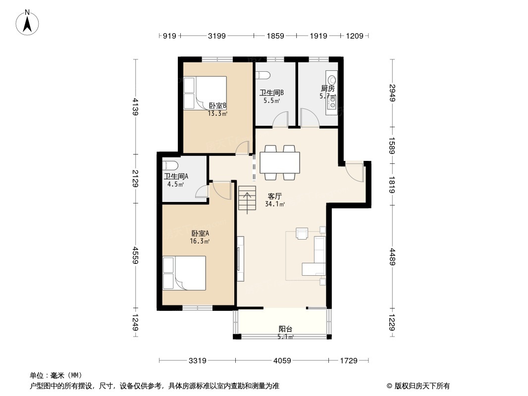 三香苑户型图