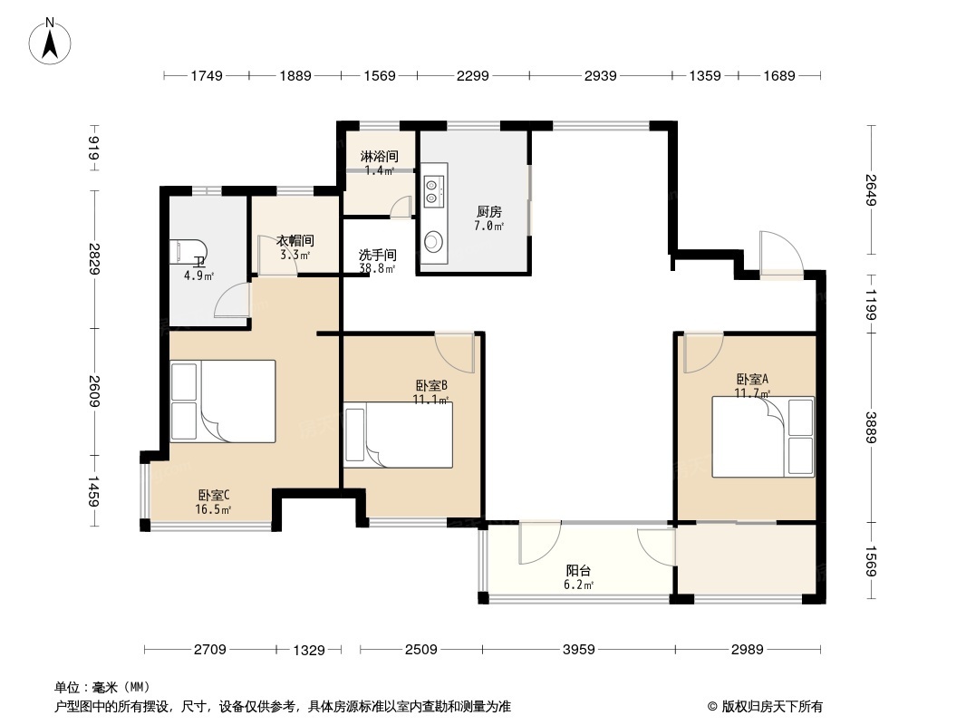 万科龙湖城市之光户型图