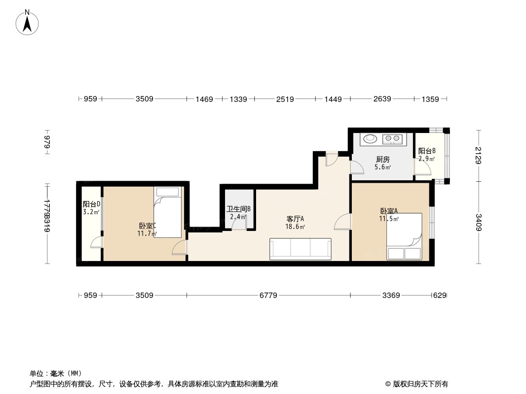 明湖小区户型图