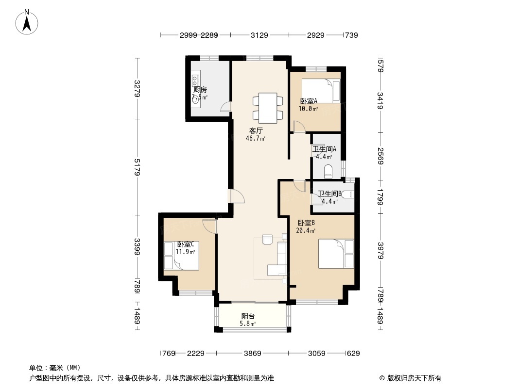 建发独墅湾户型图