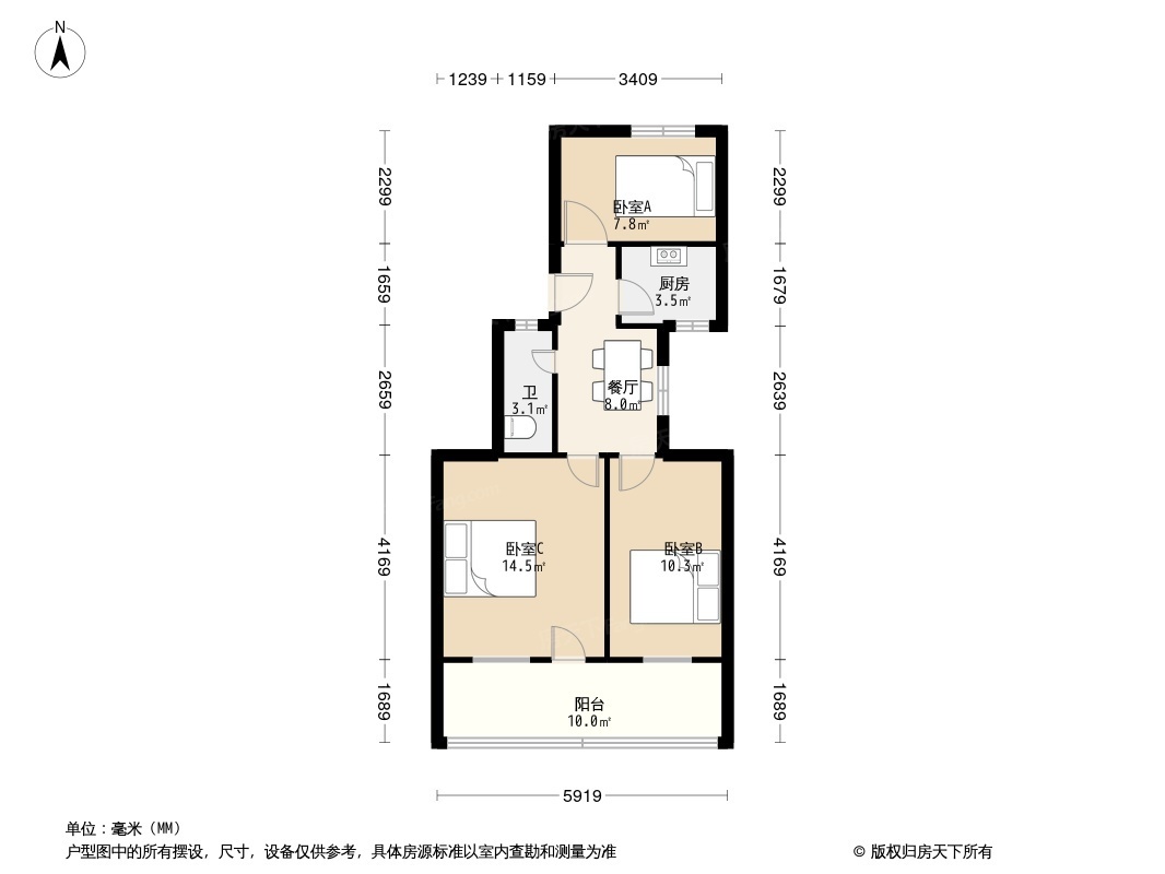 马医科小区户型图