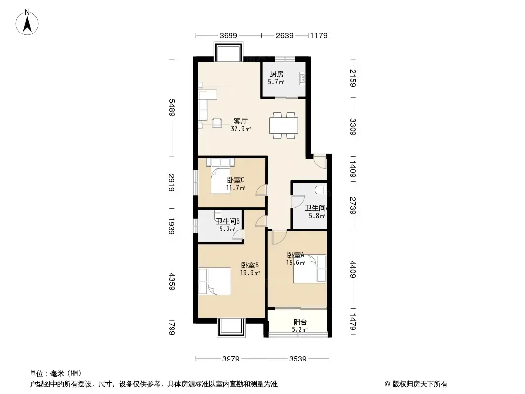 华盛家园户型图