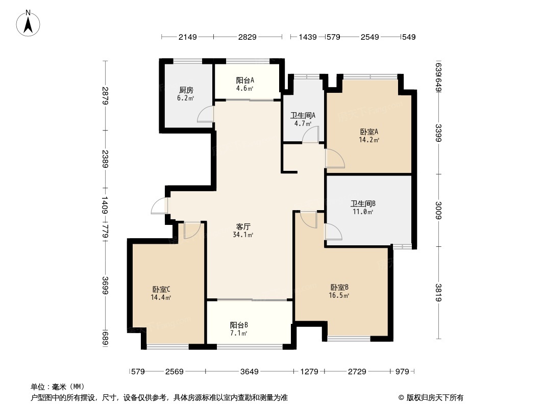 恒文星尚湾户型图