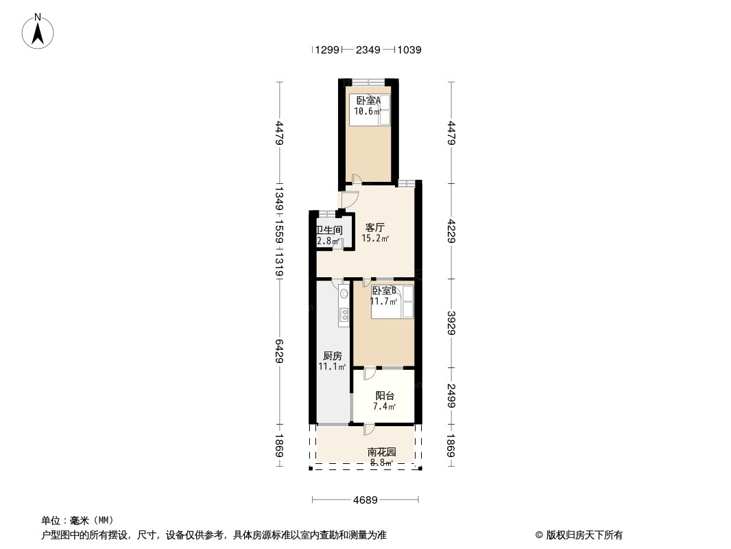 山师教职工一宿舍户型图