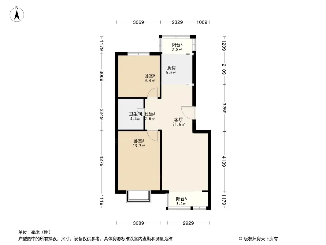 倚林山庄户型图