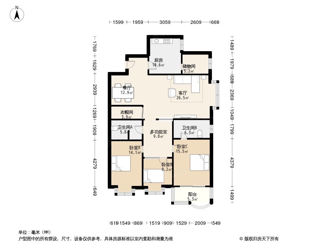 阳光舜城中十四区户型图