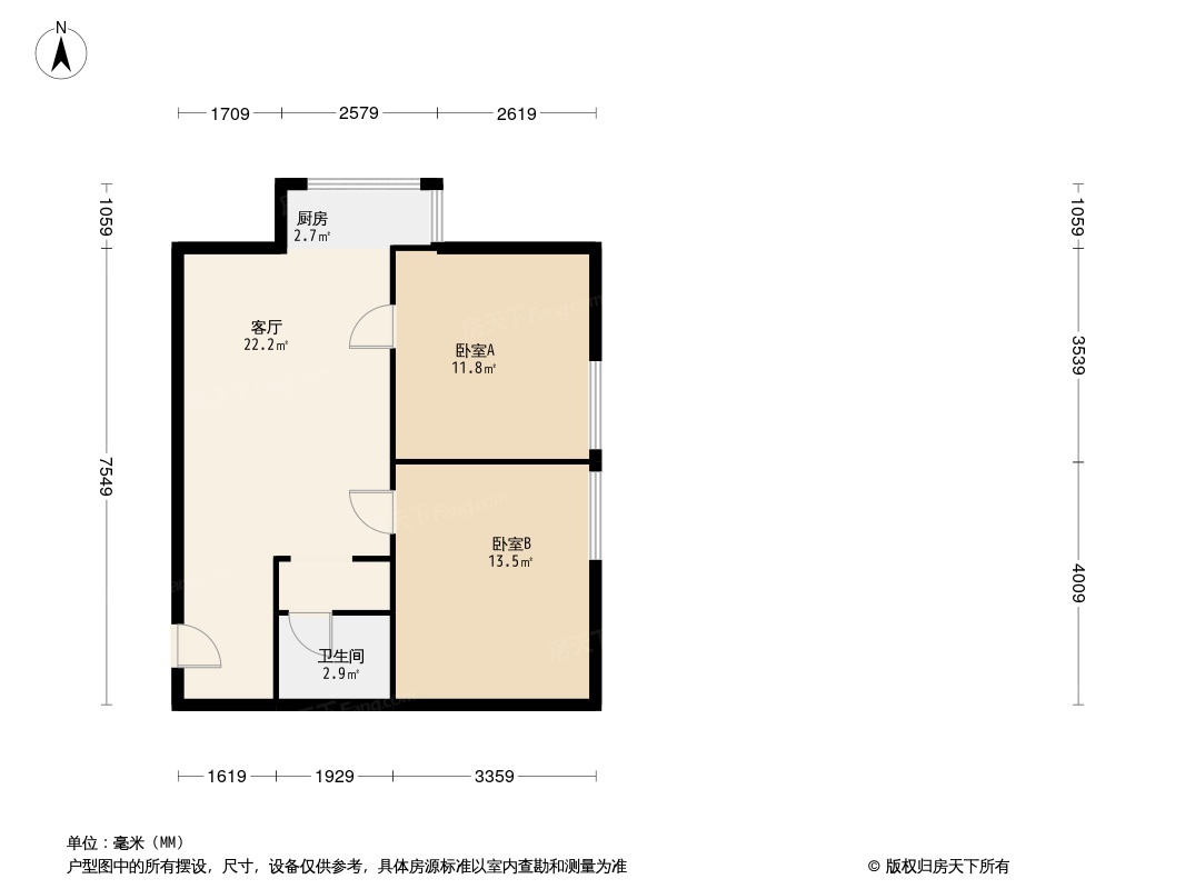 华岭中央公园户型图