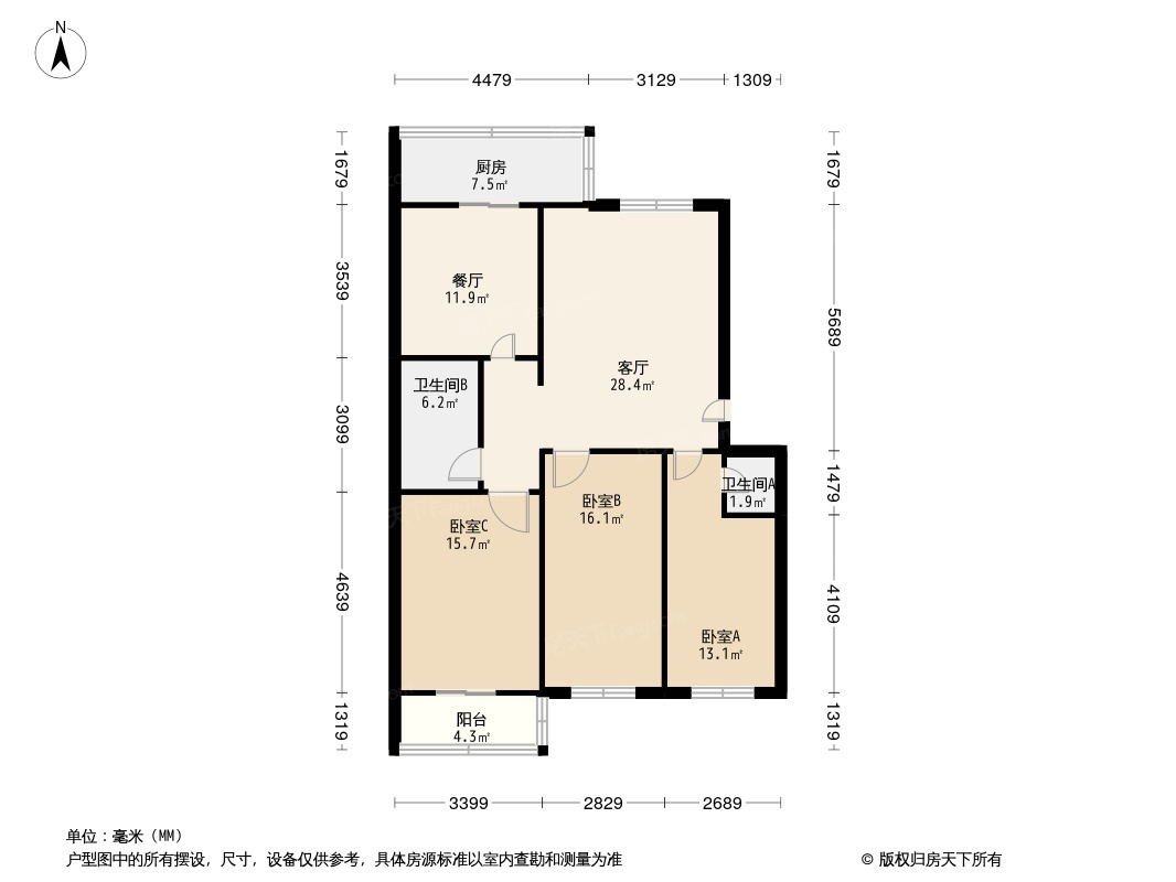 宝塔里户型图