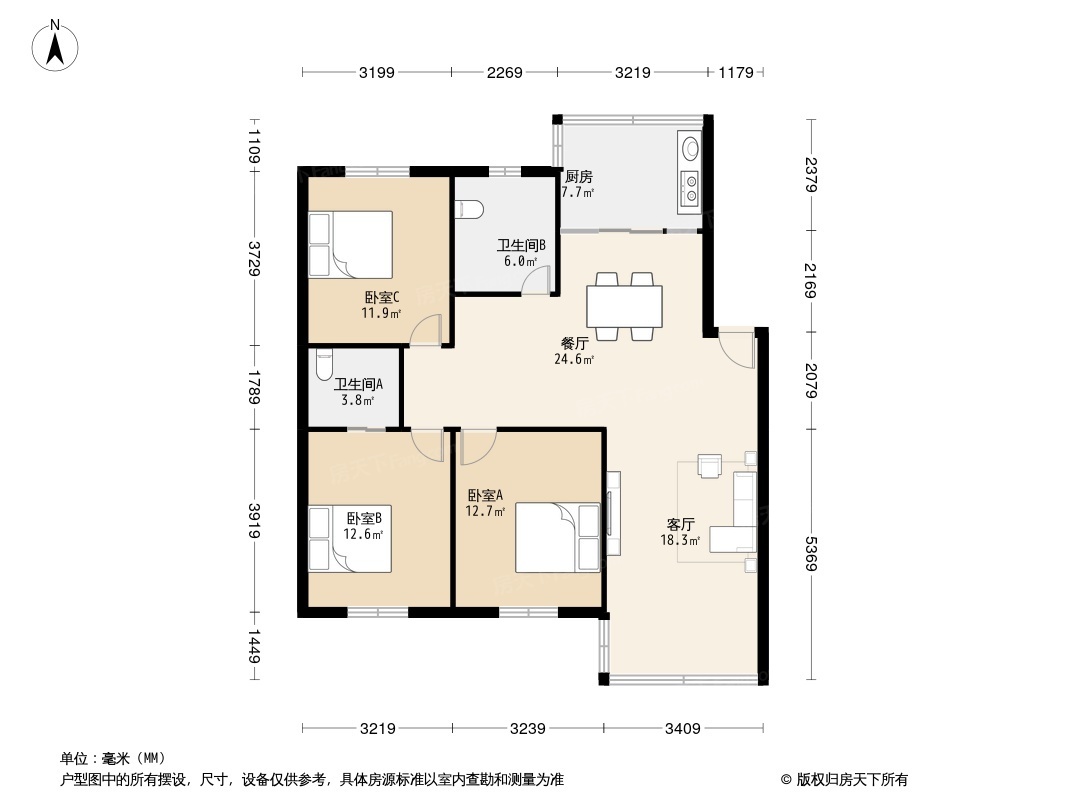 三香弄小区户型图