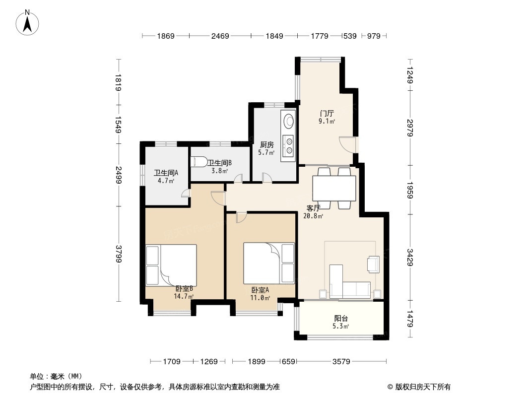 昆山富力湾户型图