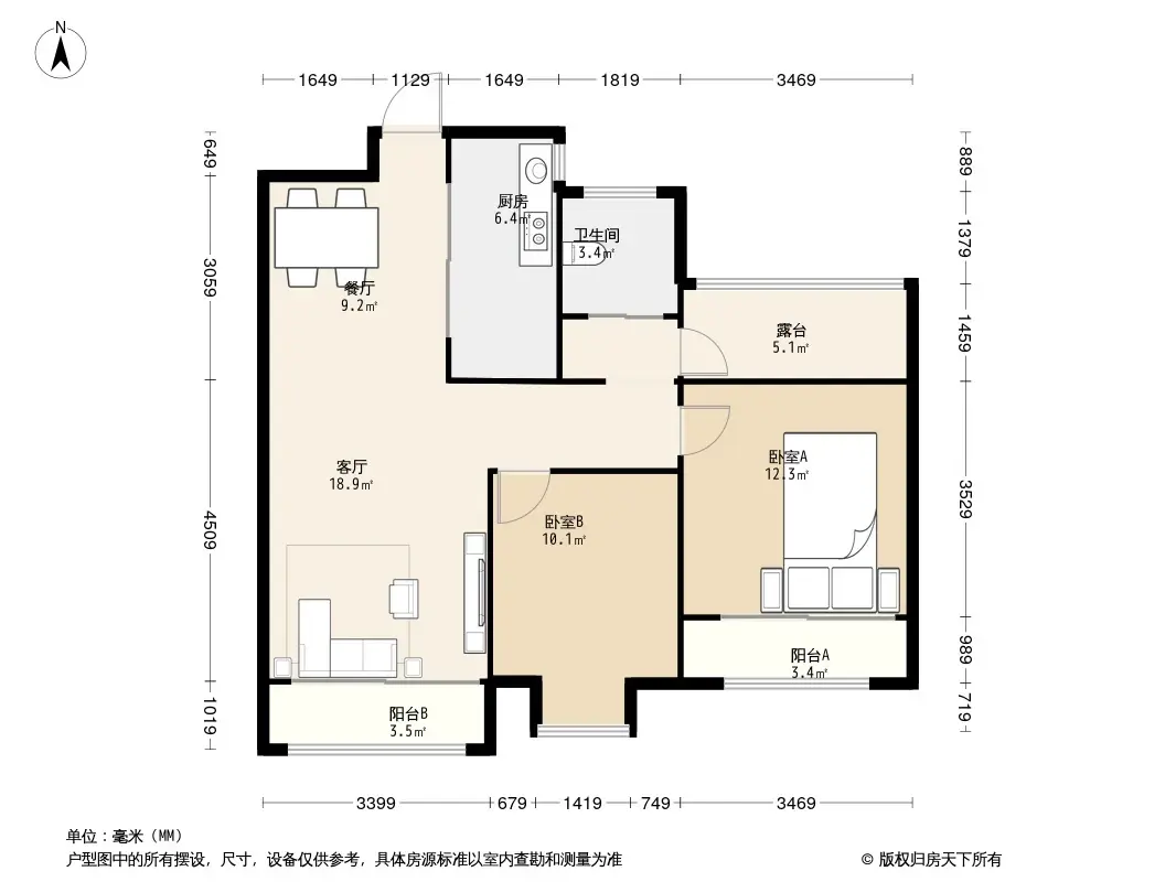 卓兴澜庭户型图