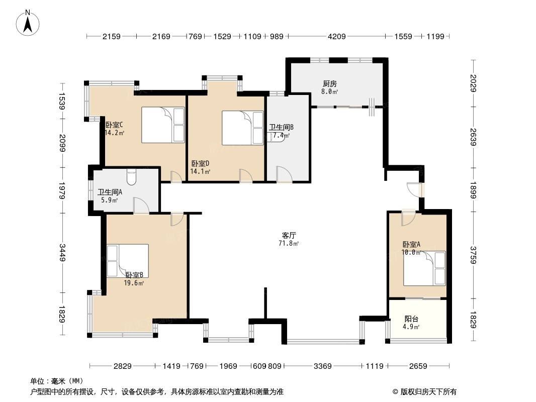 锦绣泉城户型图