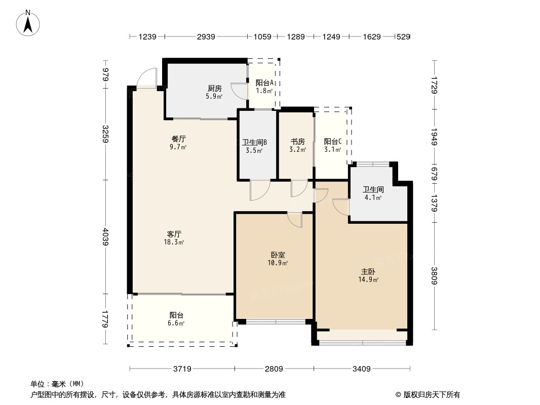 谊泰豪苑户型图