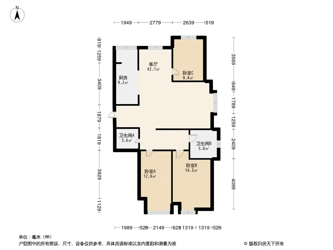 福欣园户型图