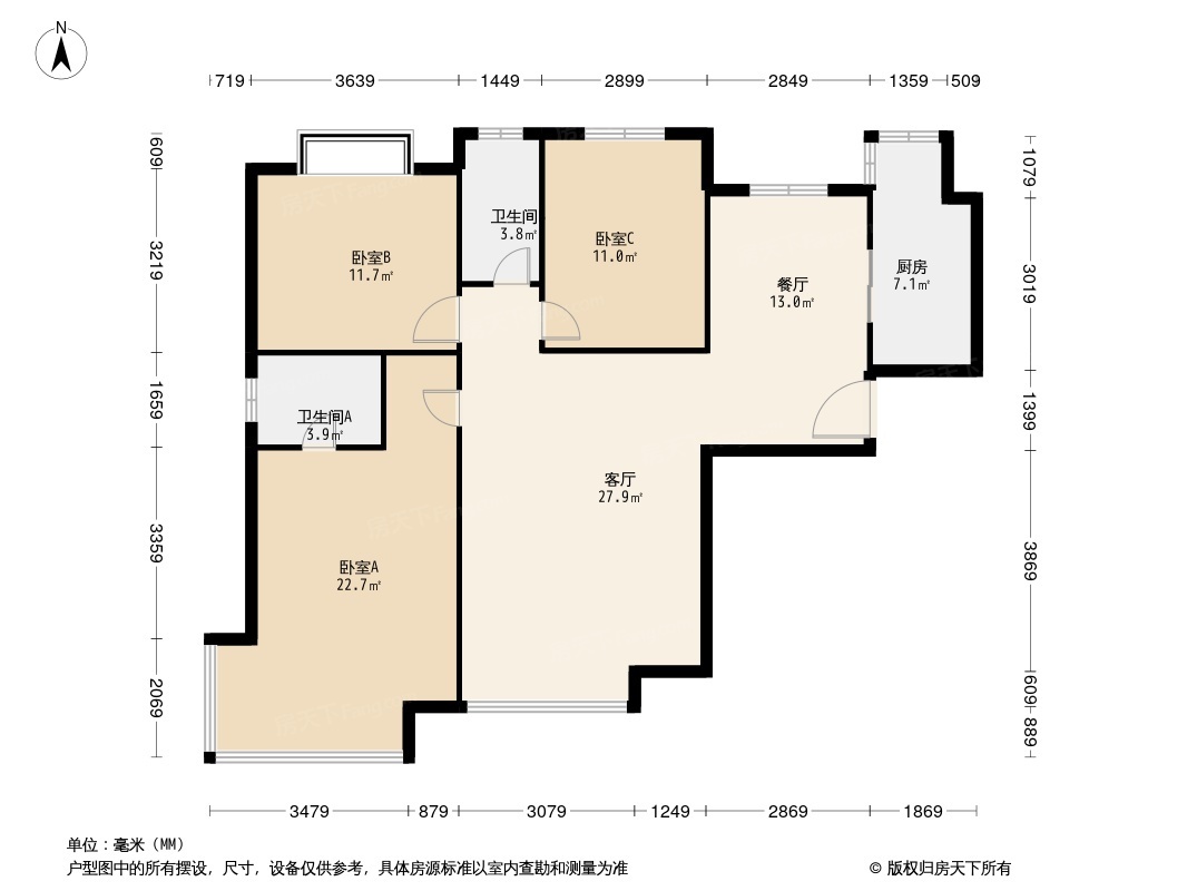 中海御湖翰苑户型图