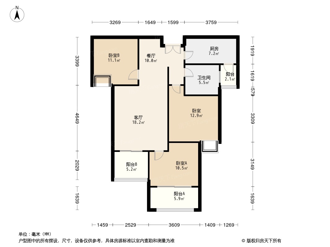 中央香榭别墅户型图