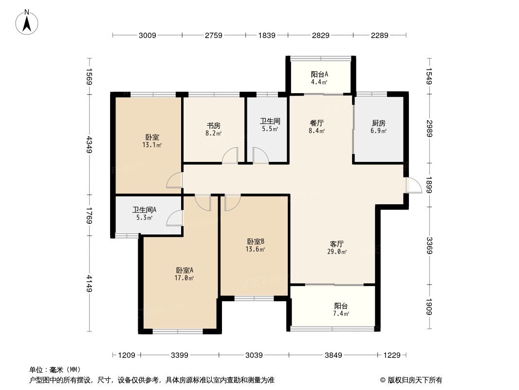 富丰君御户型图