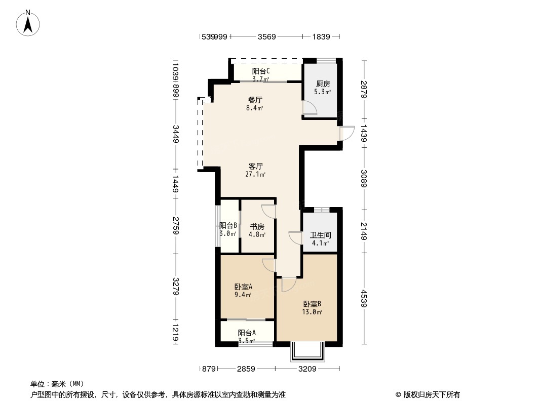 九洲华府户型图