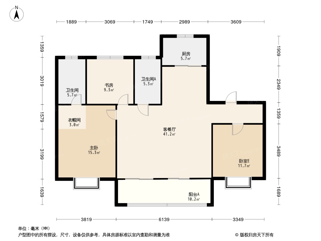 九龙湖金茂悦户型图