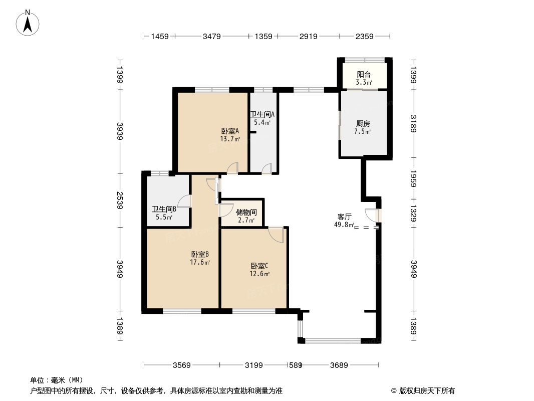 建投富锦家园户型图