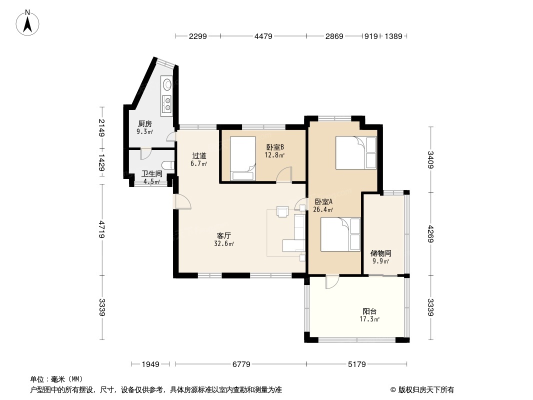 电视台大院户型图