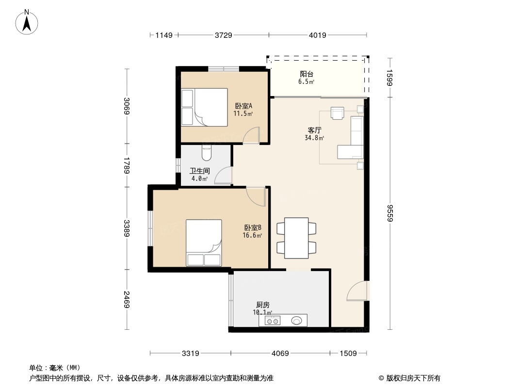 华景新城龙门阁户型图