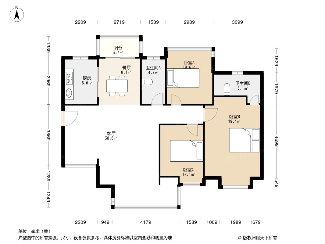 豪进广场户型图