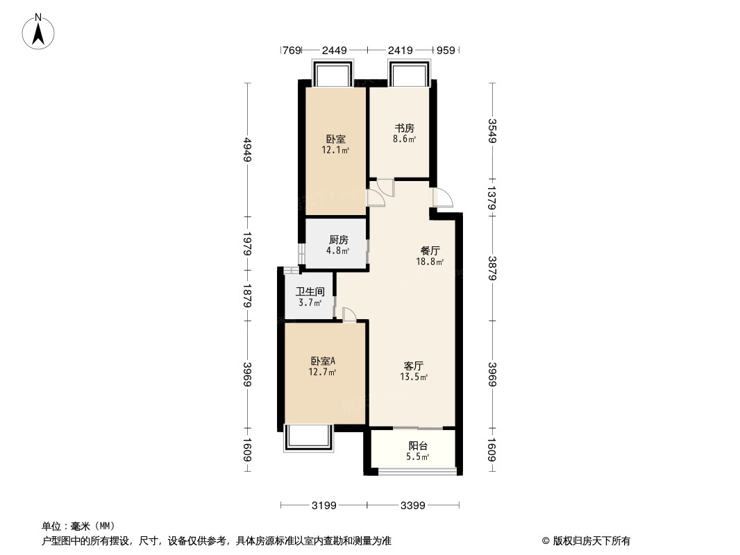 上峰景城户型图