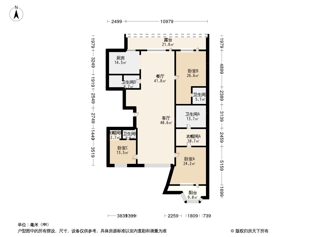 泰安道五大院户型图