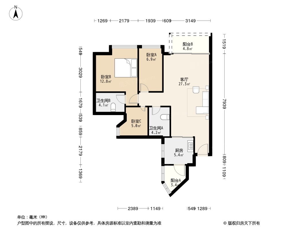 岭南新世界锦云峰户型图