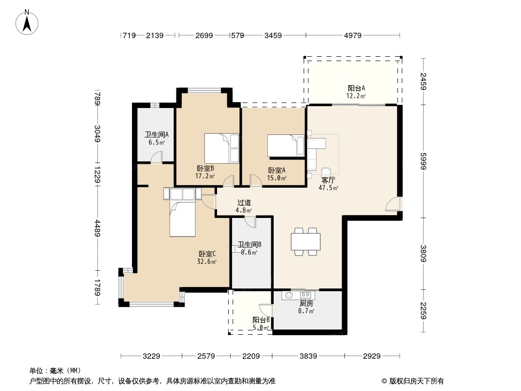 桃源盛世名苑户型图