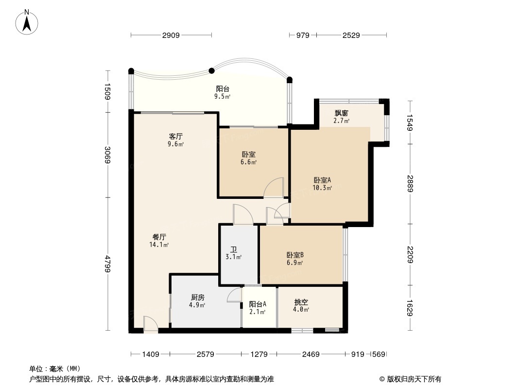 天明海怡湾户型图