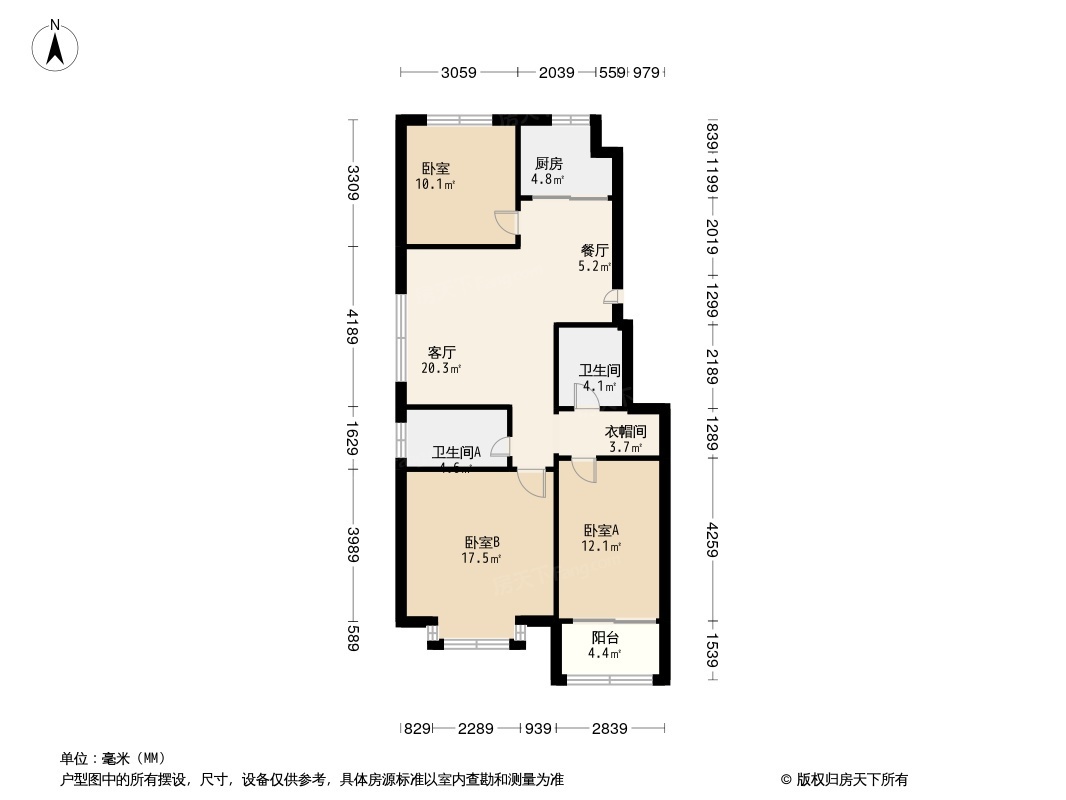 旺盛荷园户型图