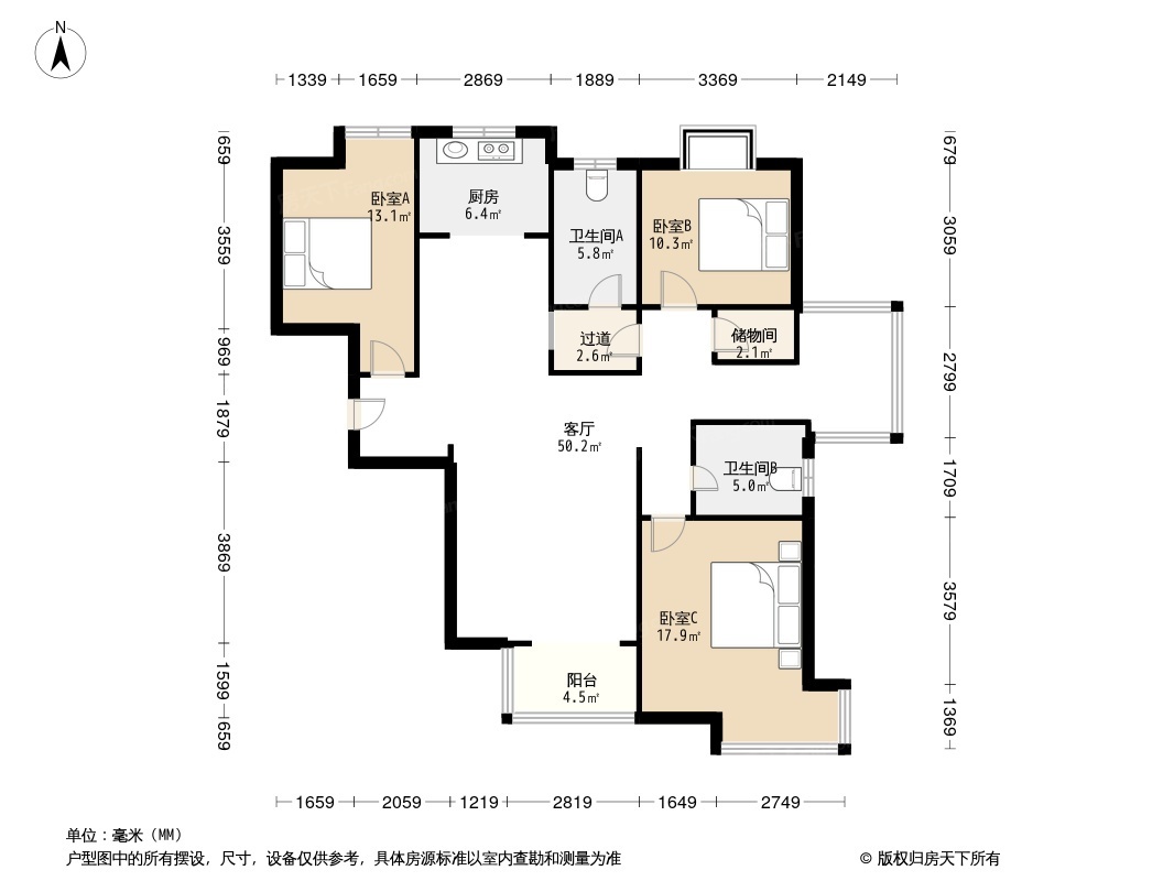 春晓华苑户型图