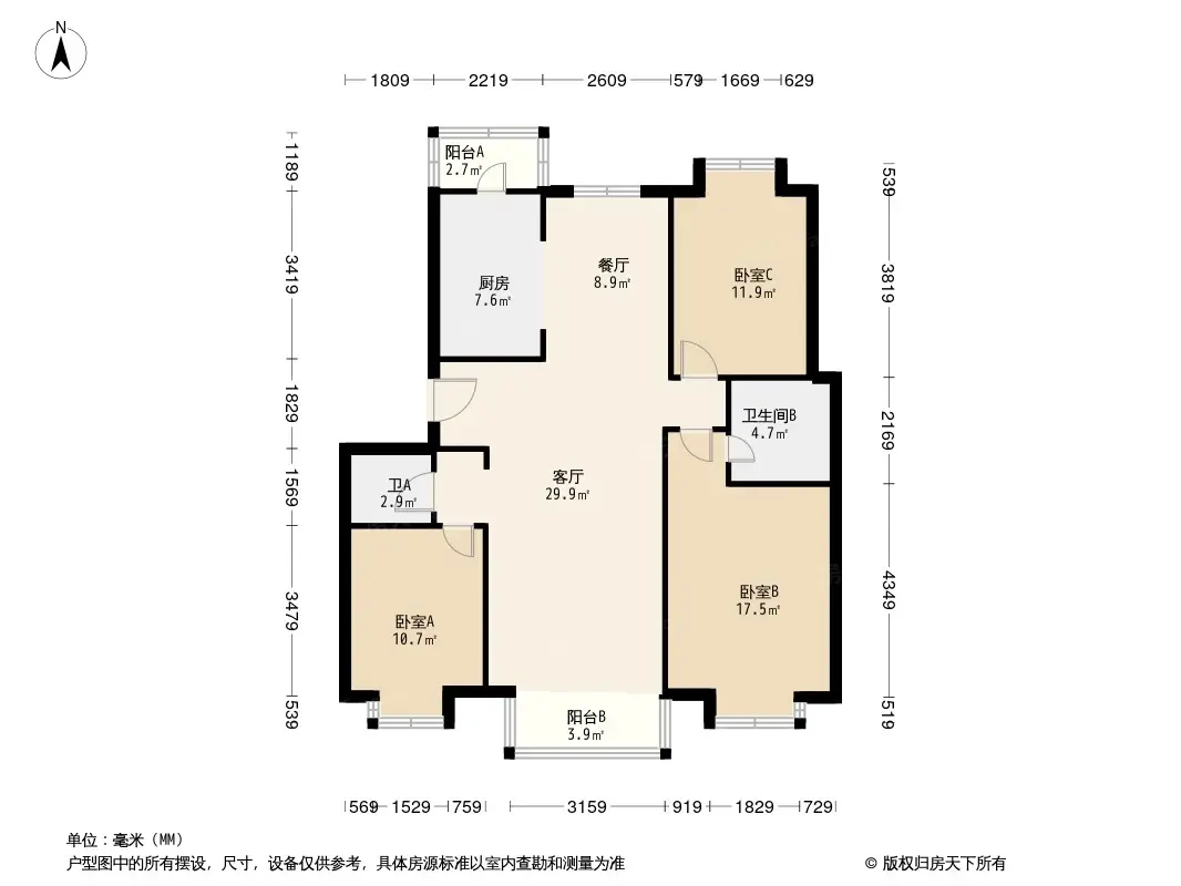 京东领秀城户型图