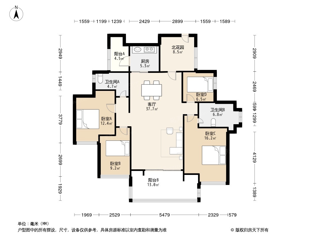 东湖映月户型图