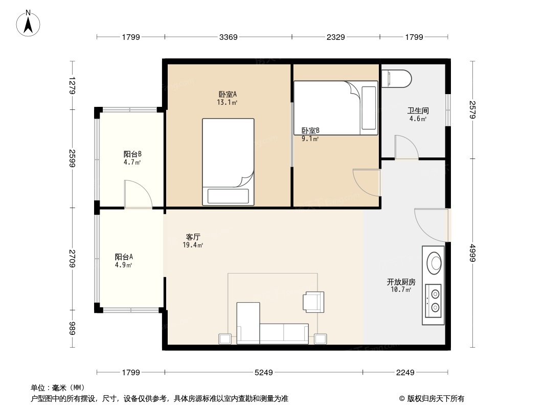 金岭花园户型图