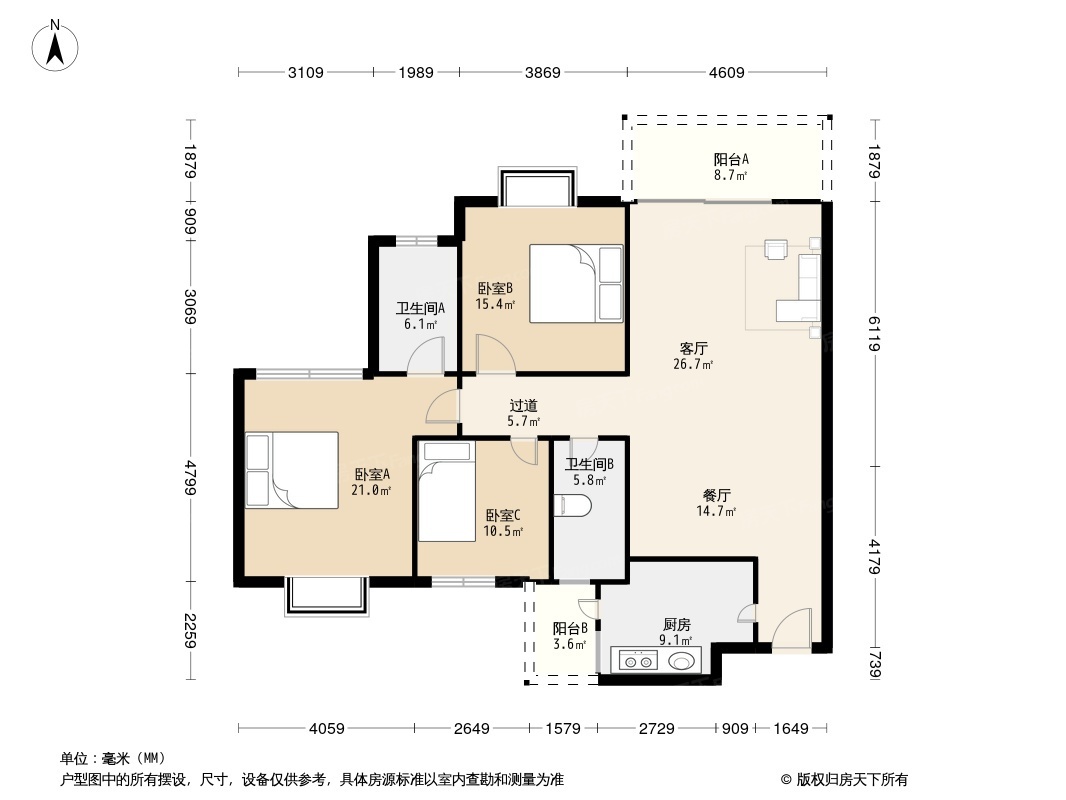 华林东盛花园户型图