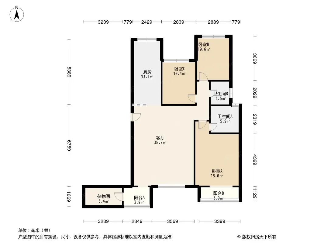 梧桐公馆户型图