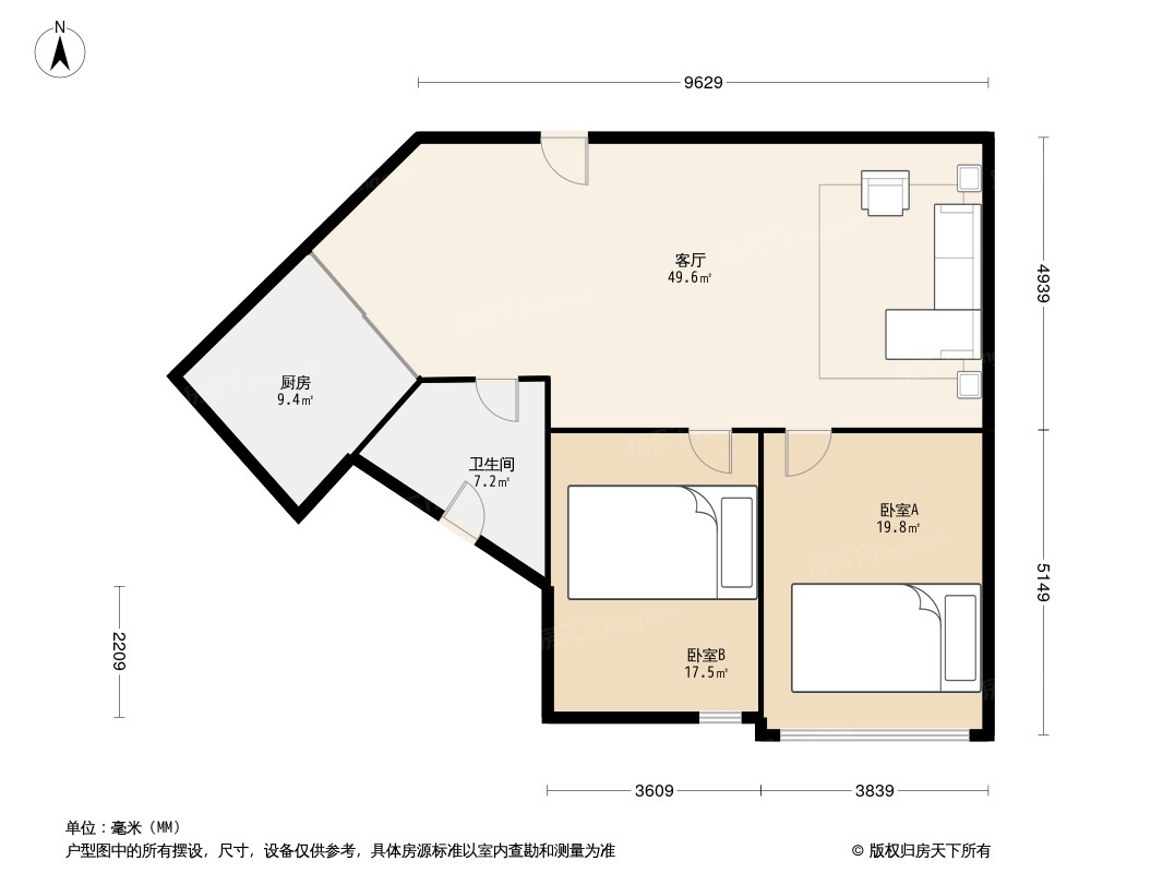 同亨大厦户型图