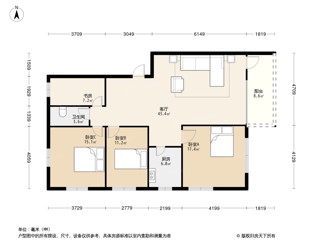 新桥路小区户型图